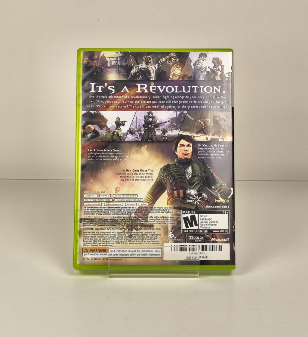 Fable III — Xbox 360 | NFR, No Manual, Tested, Good — photo 2