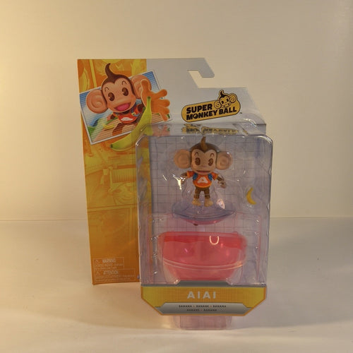 AiAi with Banana — Super Monkey Ball | JAKKS Figure, New
