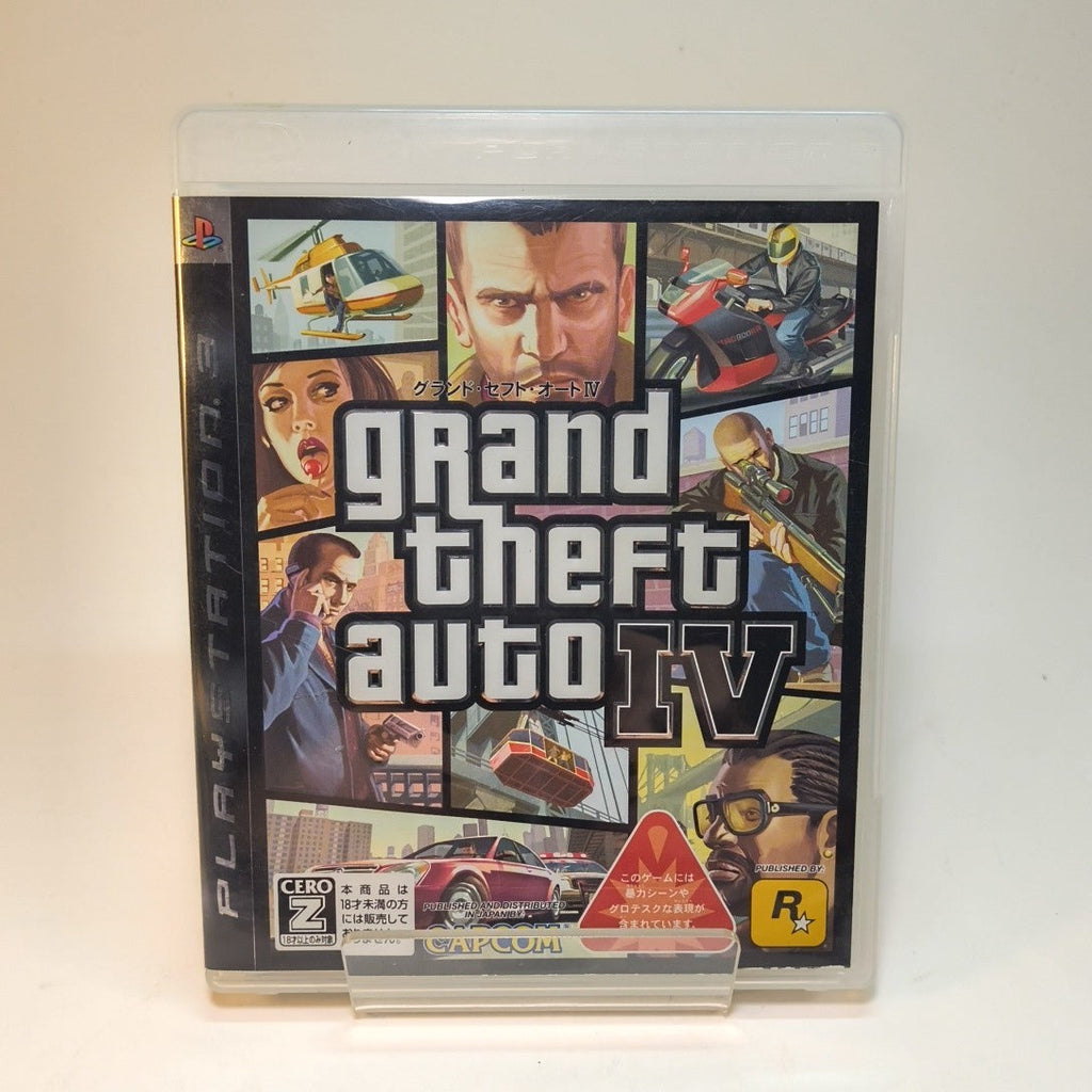 Grand Theft Auto IV — PS3 | Japanese, CIB, Tested, Cover Wear