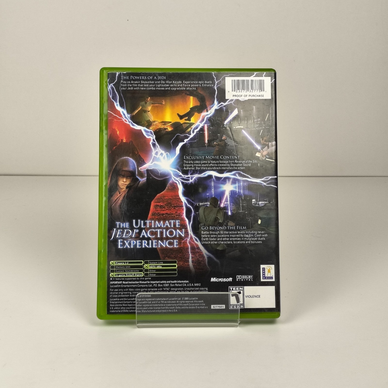 Star Wars Episode III: Revenge of the Sith — Original Xbox | CIB, Tested, Good — photo 2