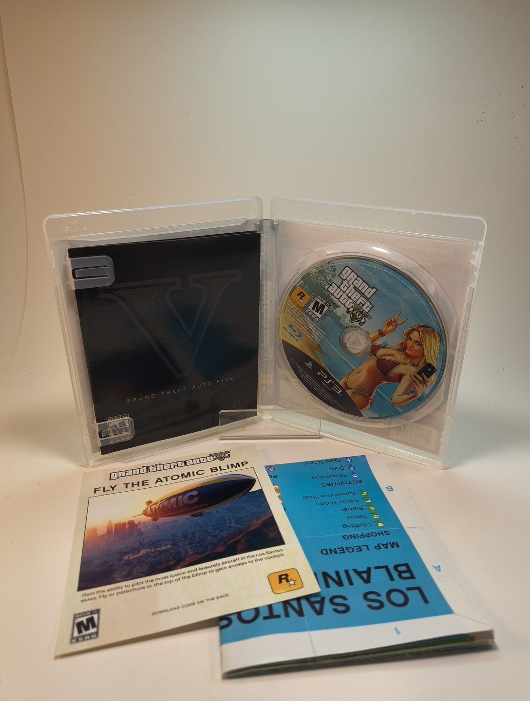 Grand Theft Auto V — PS3 | CIB, Map & Manual, Tested — photo 3