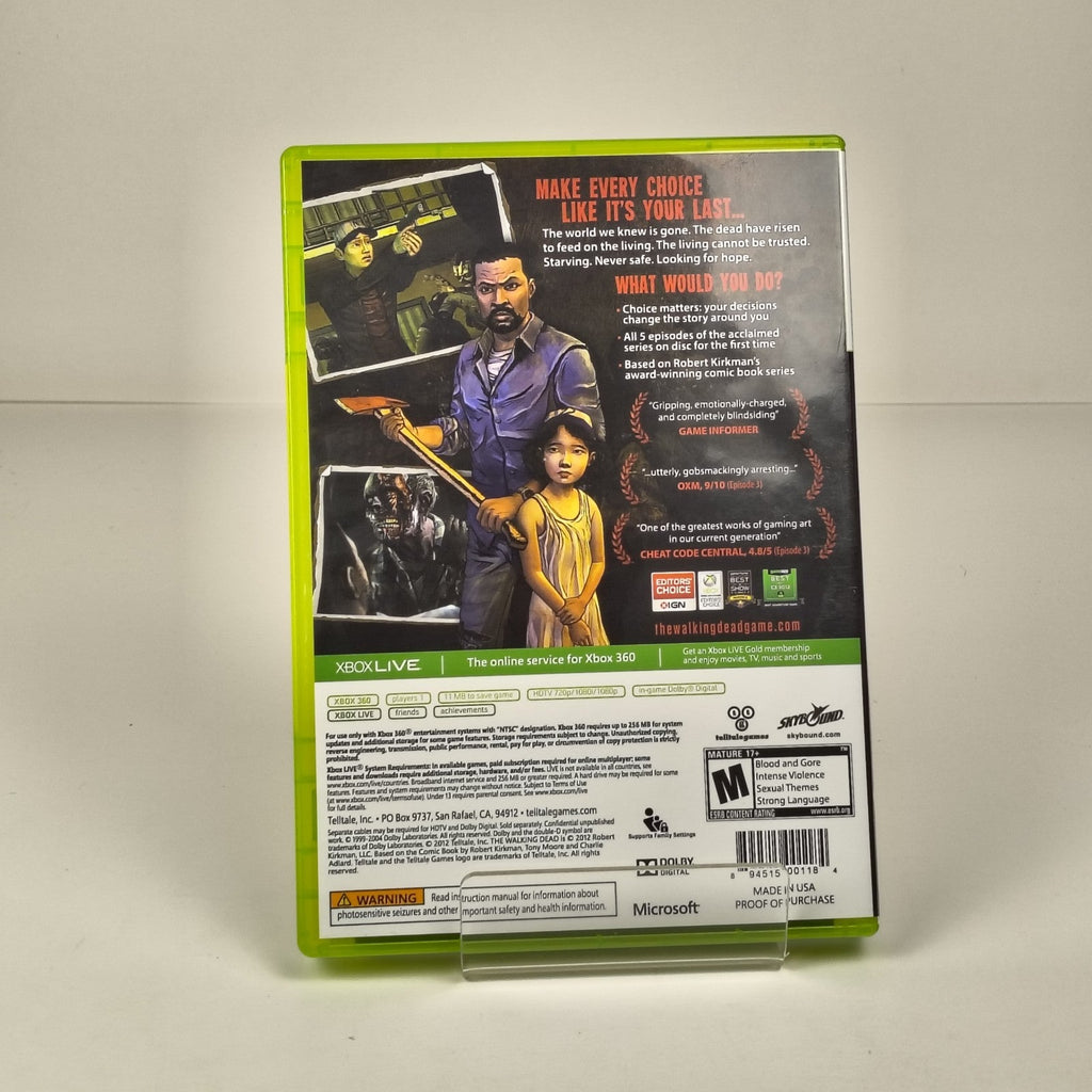 The Walking Dead — Xbox 360 | CIB, Tested, Near Mint — photo 2