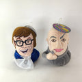 Austin Powers & Dr. Evil Silly Slammers — 1999 | Lot of 2, NWT, Partial Sound
