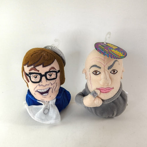 Austin Powers & Dr. Evil Silly Slammers — 1999 | Lot of 2, NWT, Partial Sound