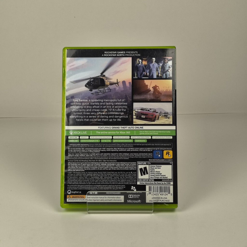 Grand Theft Auto V — Xbox 360 | CIB, Tested, Good — photo 2