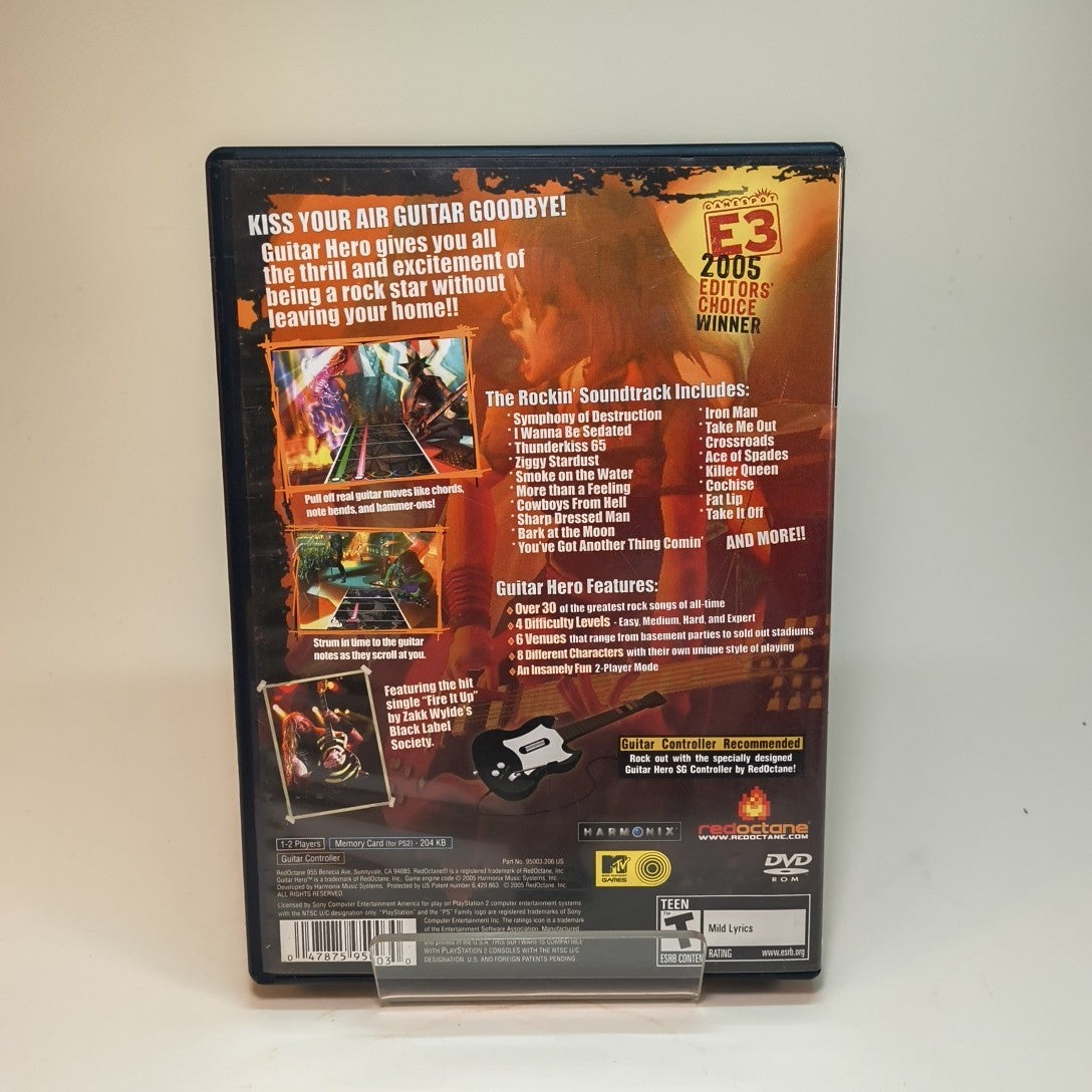 Guitar Hero — PS2 | CIB, Tested, Very Good — photo 2