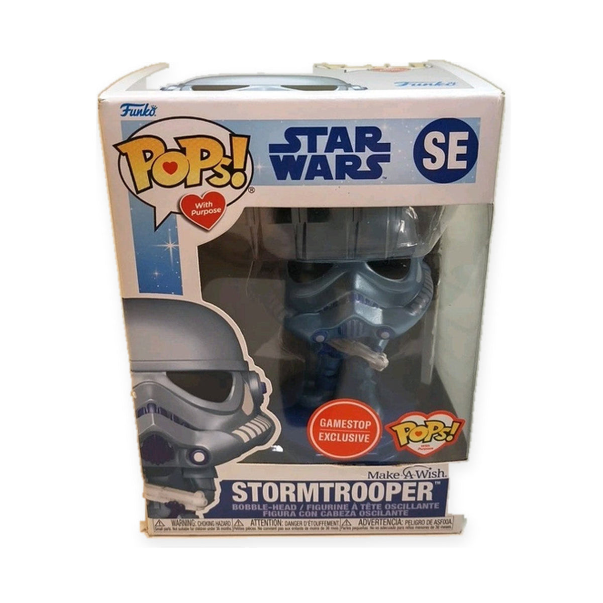 Stormtrooper — Funko Pop! | Make-A-Wish GameStop Exclusive, Good — centered product photo on white background