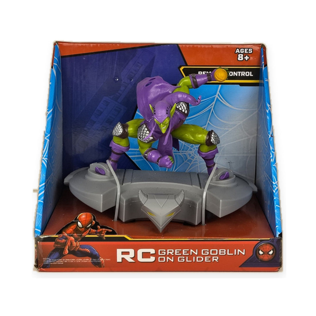 Green Goblin on Glider RC — Marvel Spider-Man | Sealed, New — centered product photo on white background