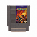 Castlequest NES cartridge on white background