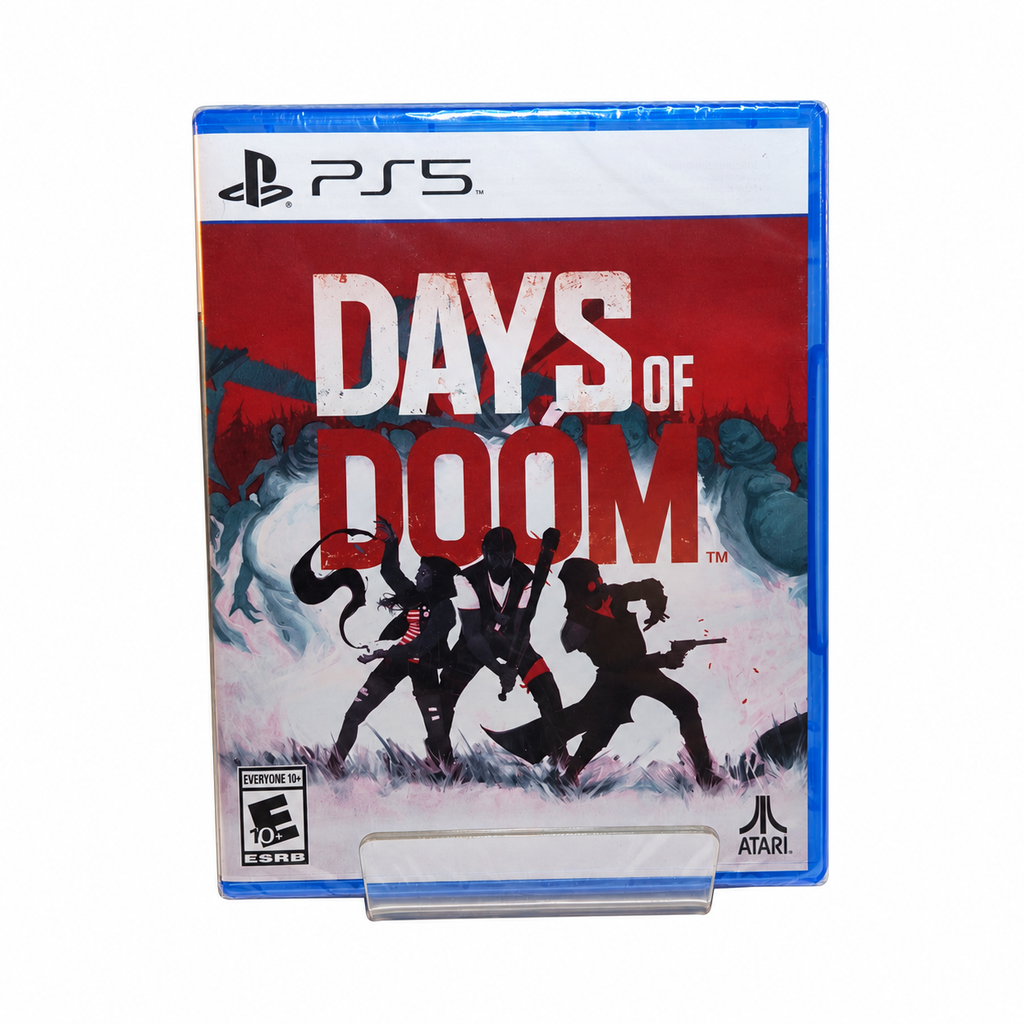 Days of Doom PS5 sealed game on white background