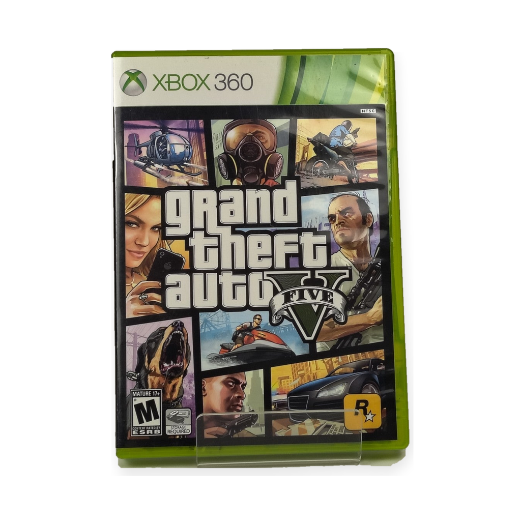 Grand Theft Auto V for Xbox 360 — square white-background product cover