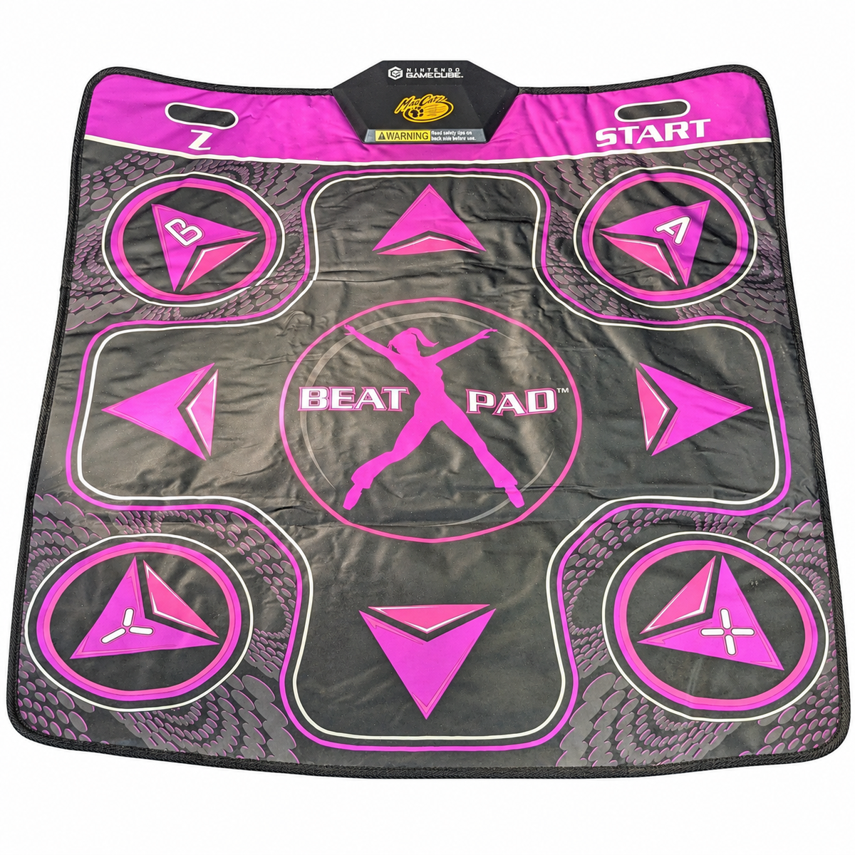 Mad Catz Nintendo GameCube dance pad on white background