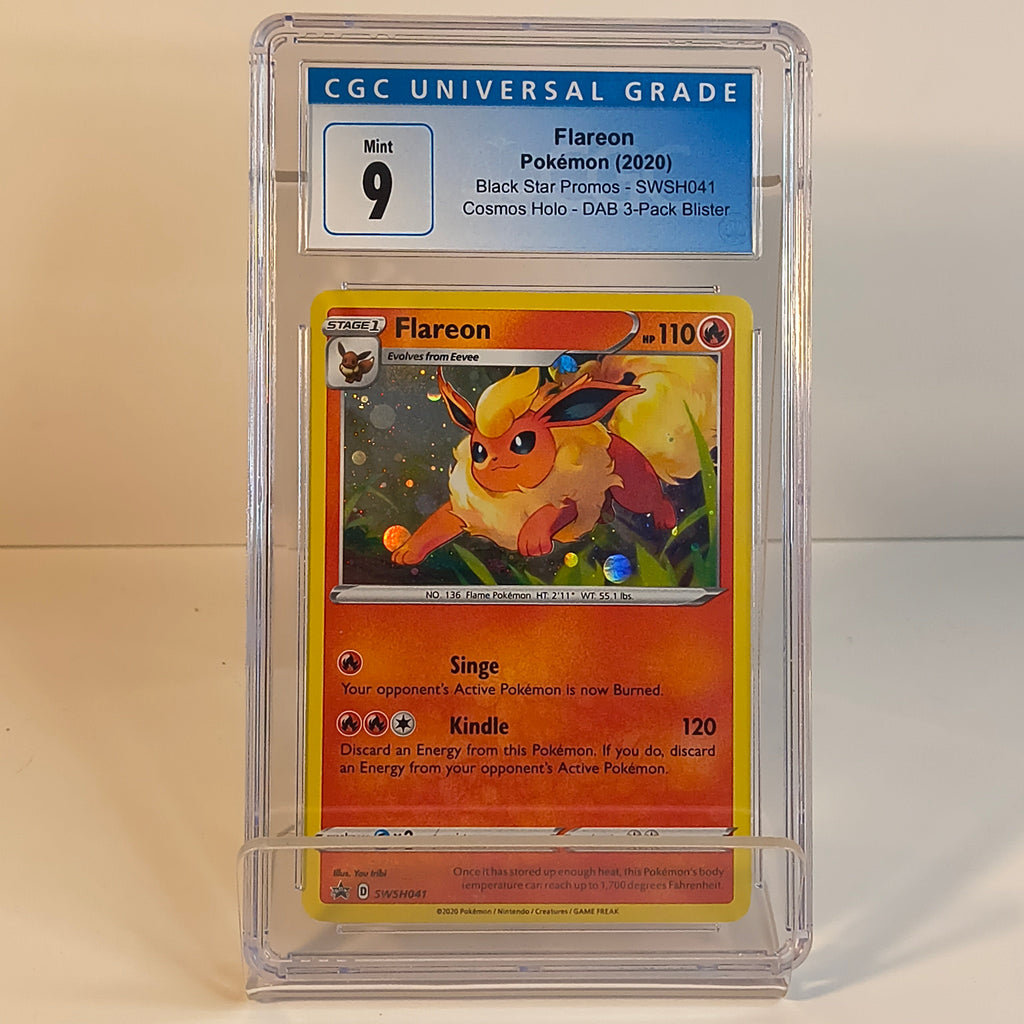 Flareon SWSH041 — Black Star Promo | CGC 9 Mint