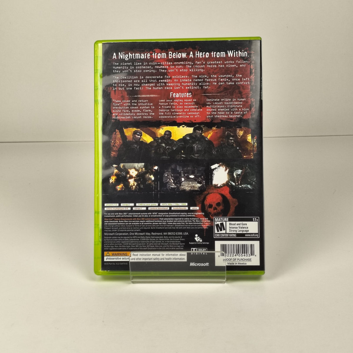 Gears of War — Xbox 360 | CIB, Tested, Very Good — photo 2