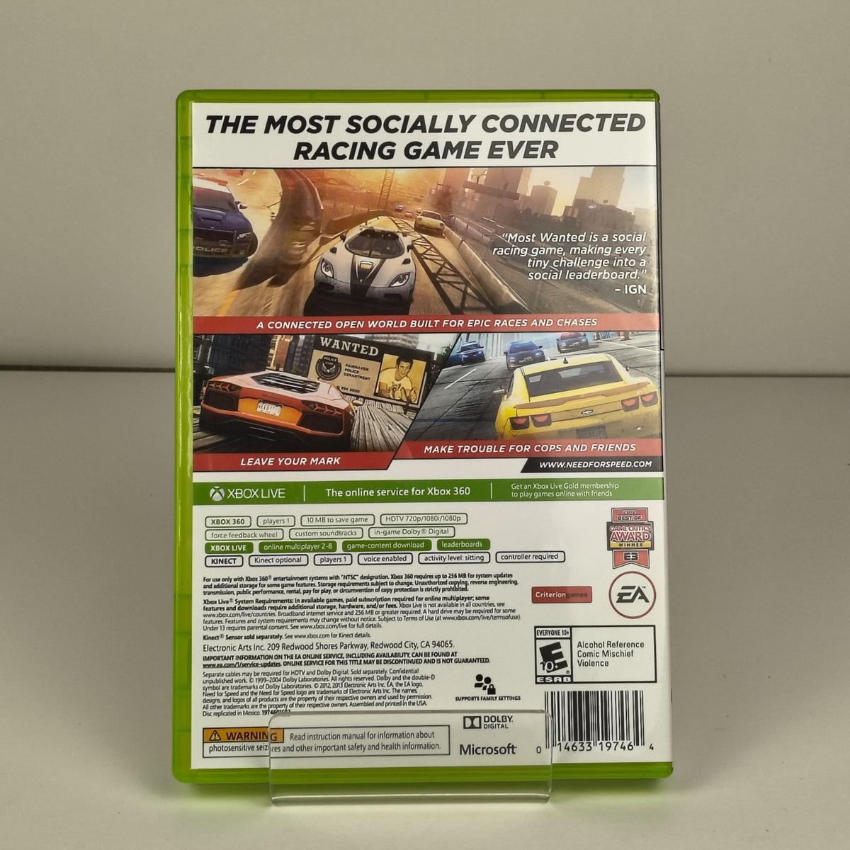 Need for Speed: Most Wanted — Xbox 360 | No Manual, Tested, Very Good — photo 2