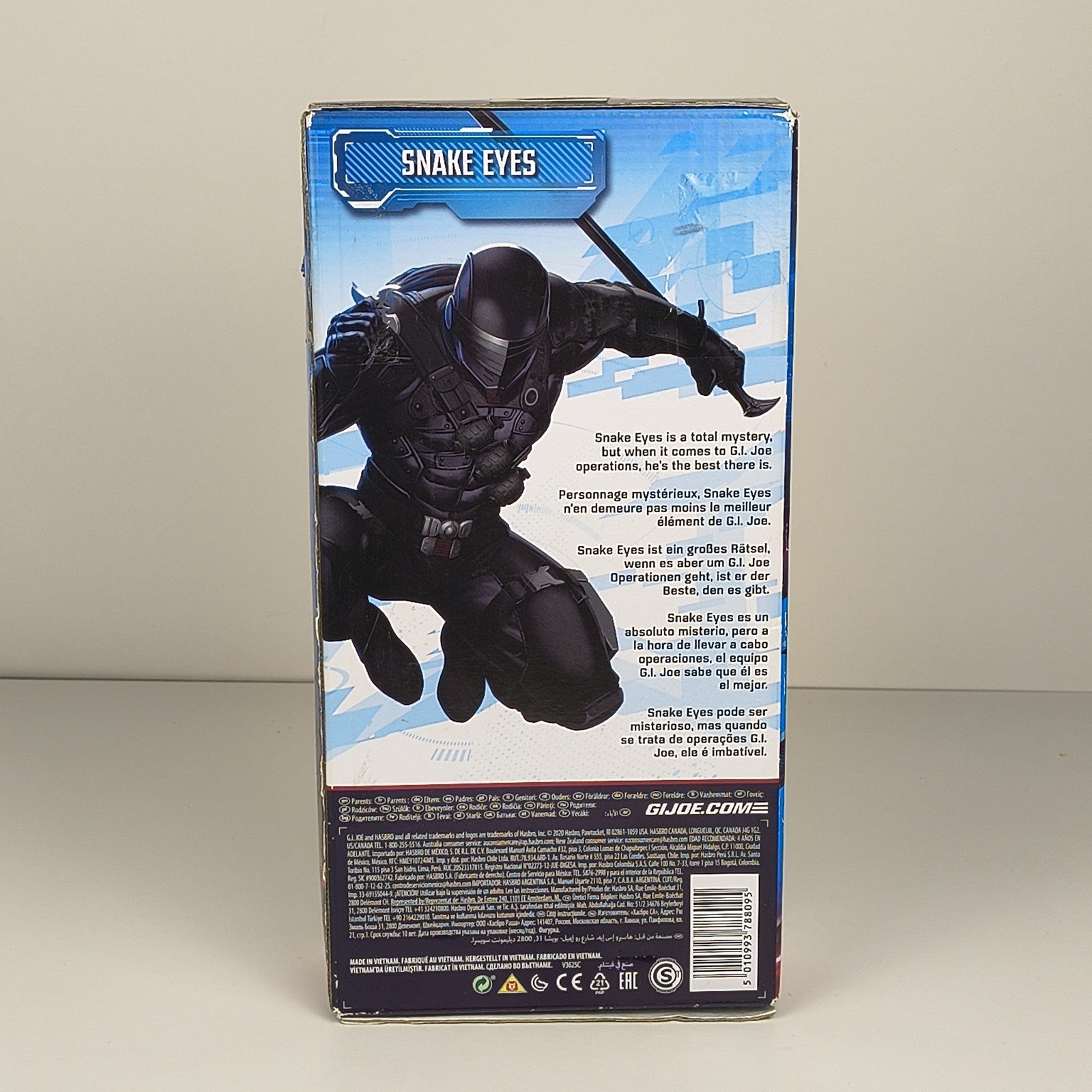 Snake Eyes F1085 — G.I. Joe Hasbro 2020 | Sealed, Box Damage — photo 2
