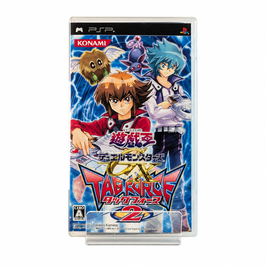 Yu-Gi-Oh GX Tag Force 2 Japanese PSP game on white background